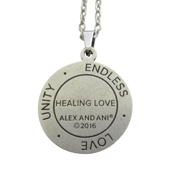 Alex & Ani Healing Love Pendant Necklace on 20" Stainless Chain 2016 Healing Lov - Picture 6 of 6